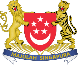 Wappen Singapurs