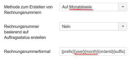 Methode zum Erstellen von RechnungsnummernOf Creating Invoice Number