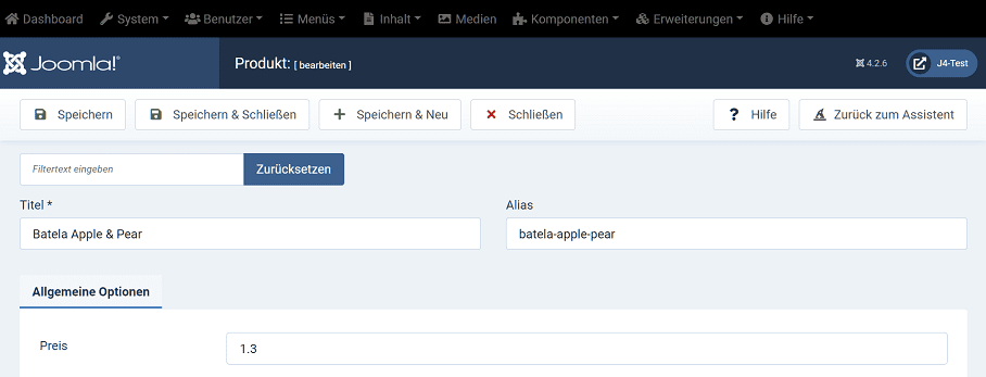 Registerkarten, Parameter oder zusätzliche Felder in der Administration ausblenden