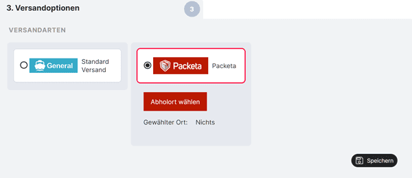 Phoca Cart Shipping Packeta plugin