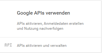 Google Maps API - manage API