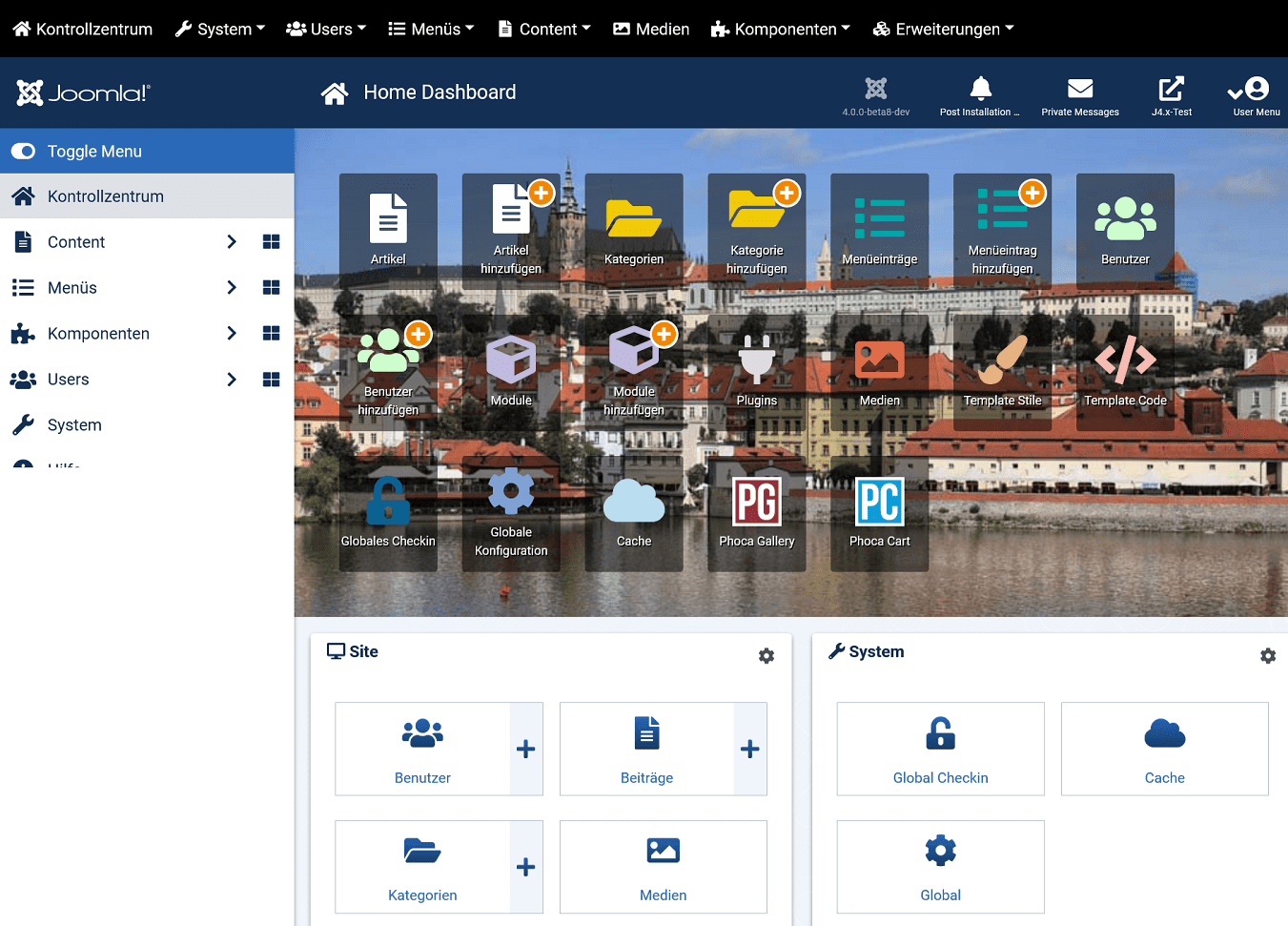 Phoca Desktop System Plugin