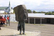 Island | Höfuðborgarsvæðið | Reykjavík | Denkmal für den unbekannten Bürokraten |