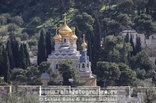 Israel | Jerusalem | Tempelberg | Blick vom Tempelberg auf die Maria-Magdalena Kirche |