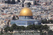 Israel | Jerusalem | Blick vom Ölberg auf den Felsendom | 