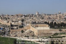 Israel | Jerusalem | Blick vom Ölberg auf die Al-Aqsa-Moschee | 