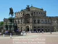 Elberadweg | Deutschland | Sachsen | Dresden | Semperoper |