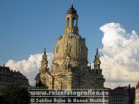 Elberadweg | Deutschland | Sachsen | Dresden | Frauenkirche |