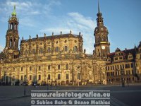 Elberadweg | Deutschland | Sachsen | Dresden | Katholische Hofkirche |