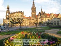 Elberadweg | Deutschland | Sachsen | Dresden | Katholische Hofkirche und Residenzschloss |