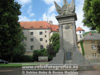 Elberadweg | Deutschland | Sachsen | Torgau | Sowjetisches Denkmal anlässlich des Zusammentreffens der Alliierten Truppen |