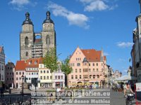 Elberadweg | Deutschland | Sachsen-Anhalt | Lutherstadt Wittenberg | Marktplatz und Stadtkirche St. Marien |