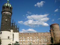 Elberadweg | Deutschland | Sachsen-Anhalt | Lutherstadt Wittenberg | Schloss und Schlosskirche |