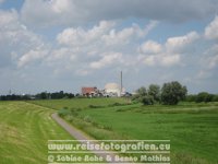 Elberadweg | Deutschland | Niedersachsen | Altes Land | Stillgelegtes AKW Stade |