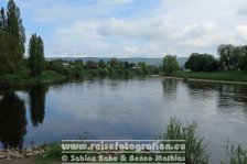 Weserradweg | Deutschland | Nordrhein-Westfalen | Bad Oeynhausen | Großer Weserbogen | Werre Mündung |