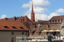 Von München nach Bielefeld | Deutschland | Bayern | Würzburg | Blick von der Alten Mainbrücke |