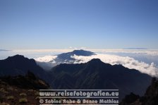 Spanien | Kanaren | Provinz Santa Cruz de Tenerife | La Palma | Garafia | Roque de los Muchachos | Im Hintergrund rechts Gomera, links El Hierro |