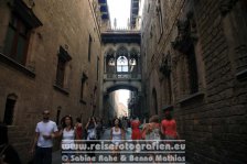 Spanien | Cataluña | Barcelona | Barri Gòtic | Seufzerbrücke |