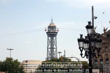 Spanien | Cataluña | Barcelona | La Barceloneta | Hafenseilbahn |