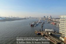 Deutschland | Hamburg | Freie und Hansestadt Hamburg | Hamburg-Mitte | Blick von der Elbphilharmonie |