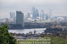 UK | England | London | Greenwich | Blick auf London CBD |