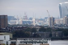 UK | England | London | Greenwich | Blick auf London CBD |