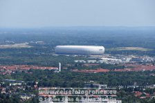 Deutschland | Bayern | München | Milbertshofen-Am Hart | Blick vom Olypiaturm | Allianz Arena |