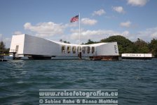 USA | Hawaii | Oahu | Honolulu | Pearl Harbour | USS Arizona Memorial |